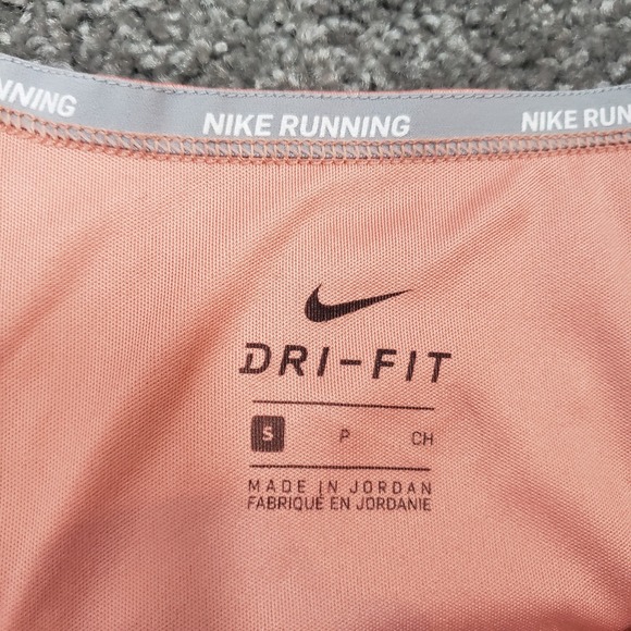 Nike Running Tank Top Womens Small Peach Sleeveless Athletic Activewear /A55 - Picture 6 of 6